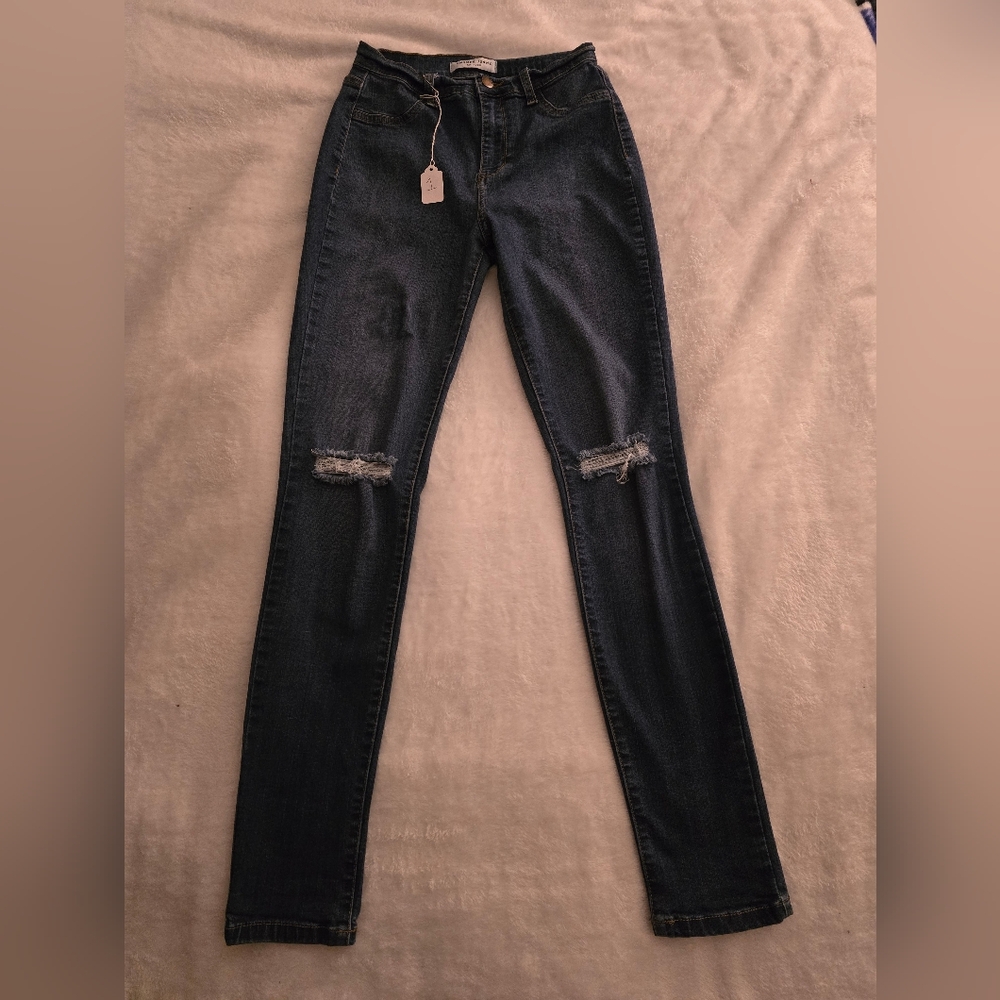 Encore Jeans Blue Skinny Jeans with Stretchy Fit
